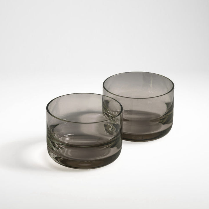 DUNES Low Glass Storm Grey
