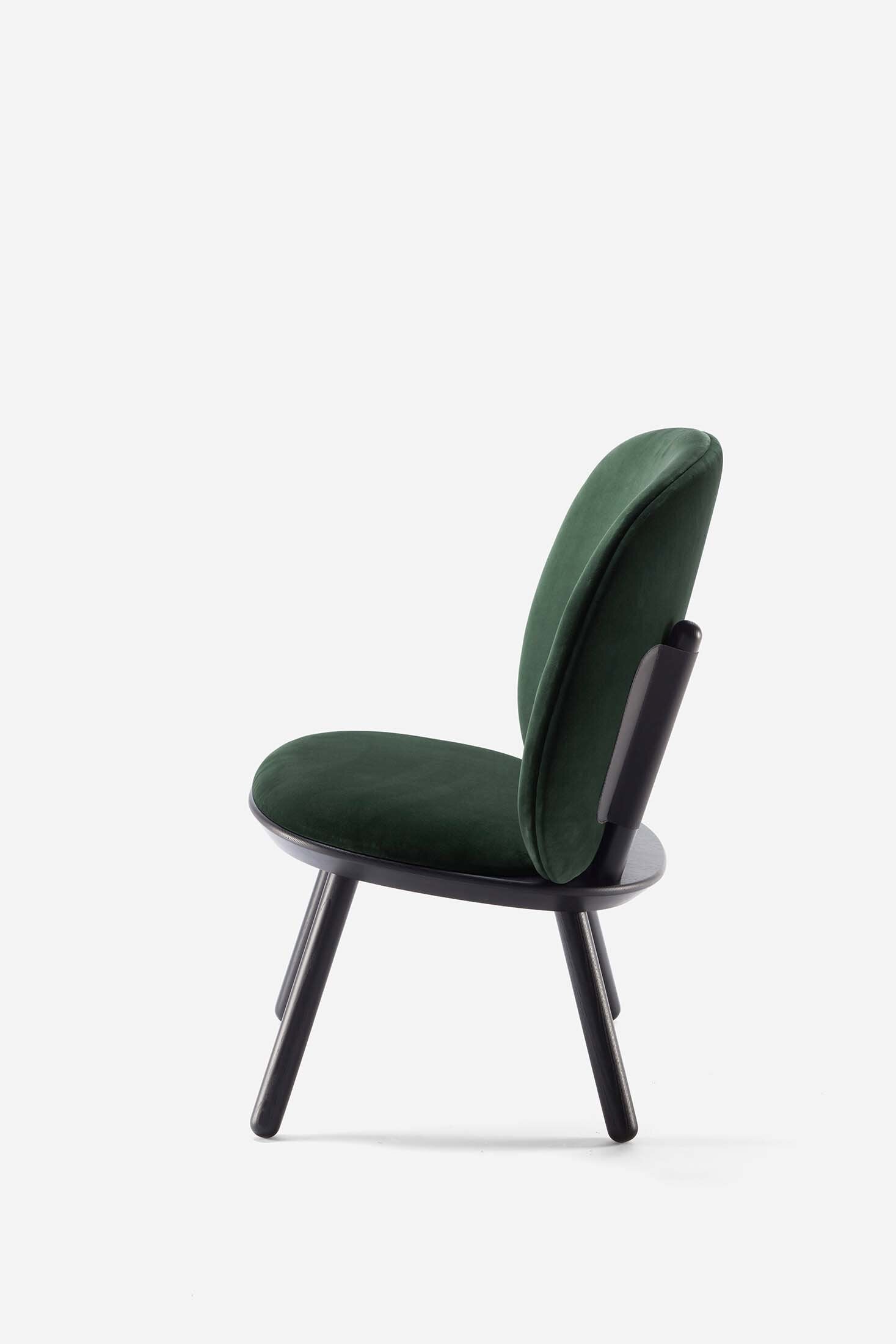Naïve Low Chair Black Ash