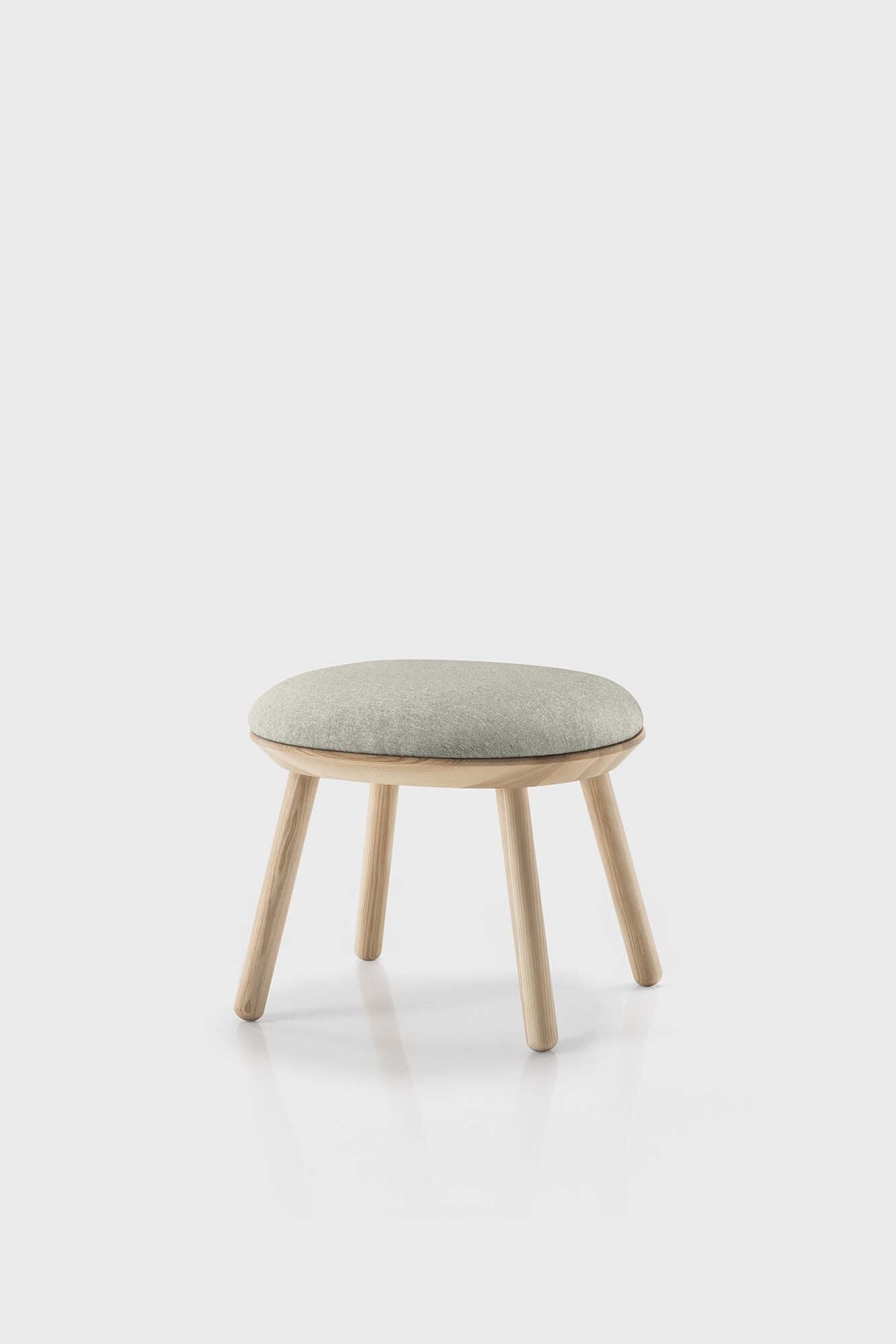 Naïve Ottoman in Natural Ash