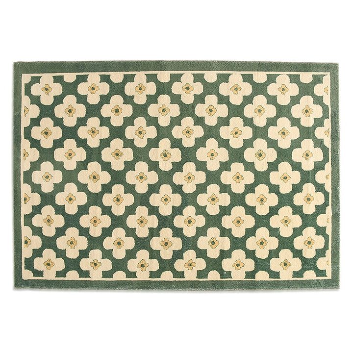 SkandiShop Retro Classic Flower Rug