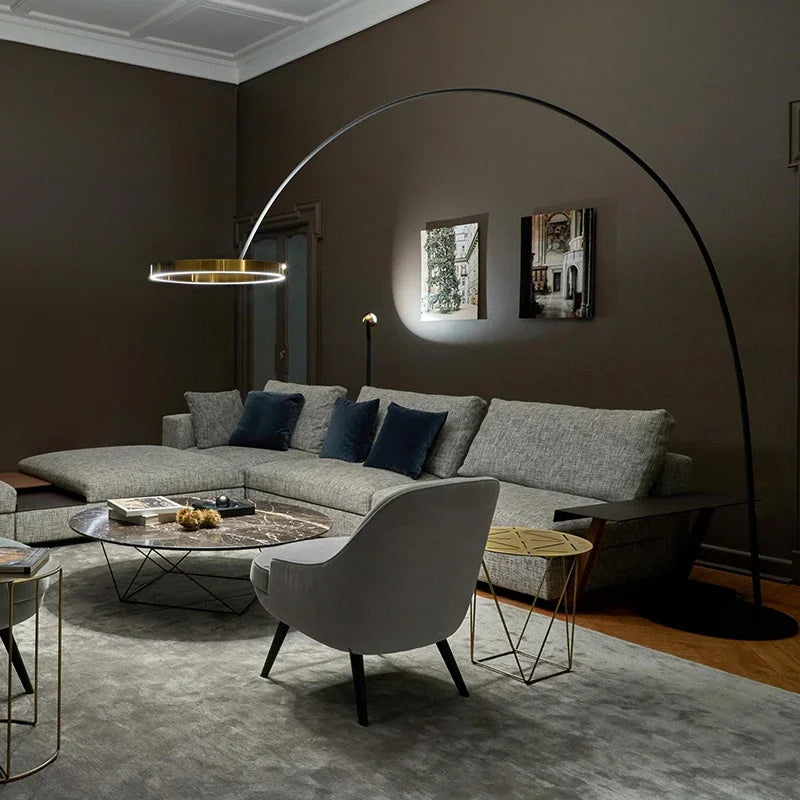 Nordic Halo LED Floor Lamp