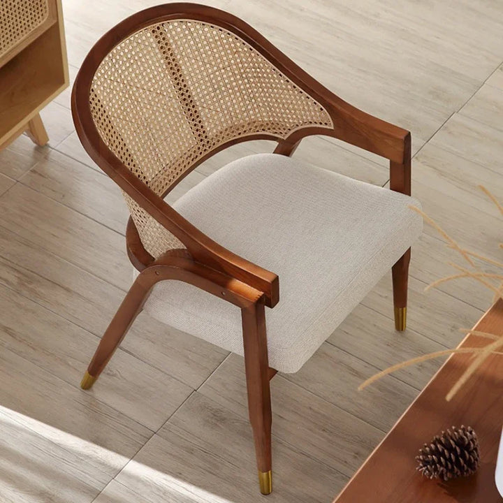 Skandi Stubb Chair Rattan