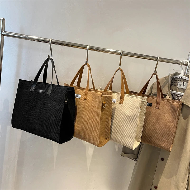 LEFTSIDE Vintage Shopper Tote Bag
