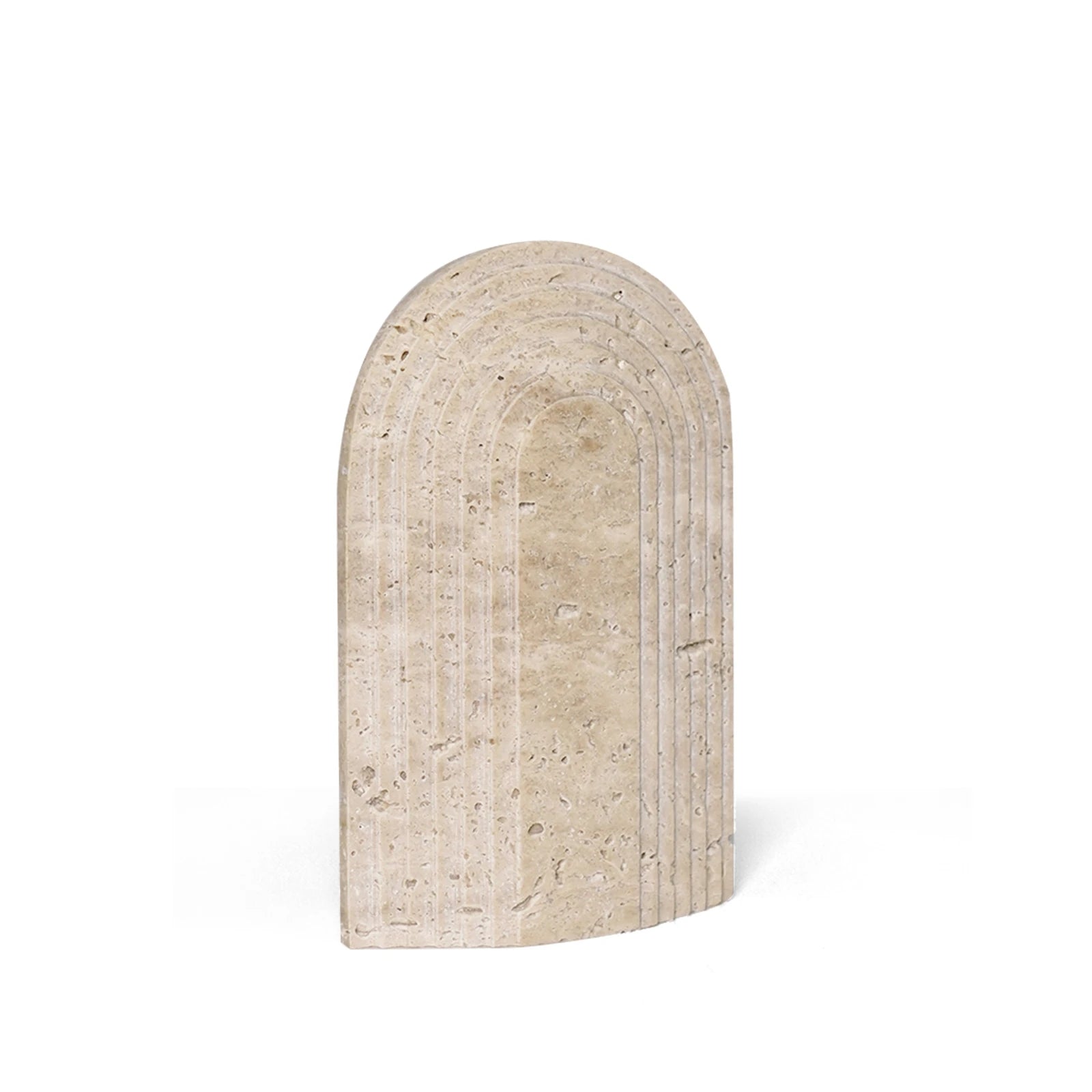 Travertine Carved Pattern Craft Geometric Ornaments