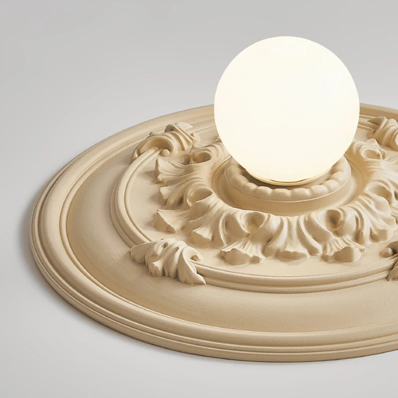 ParisianGlow Ceiling Lamp – French Retro Elegance
