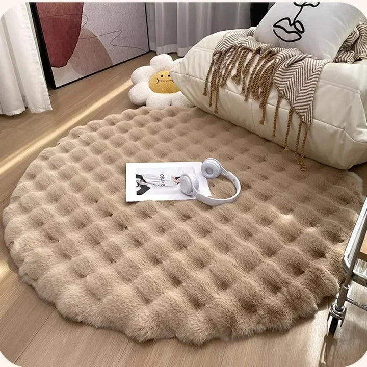 SkandiShop Umaja Fluffy Faux Rug