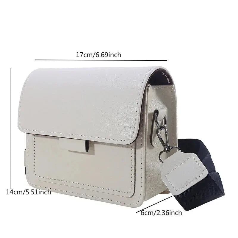 Classic Elegance PU Leather Crossbody Bag