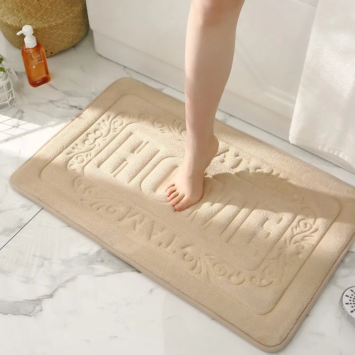 SkandiShop High Quality Rectangle Bath Mat Bathroom Bedroom Non-slip