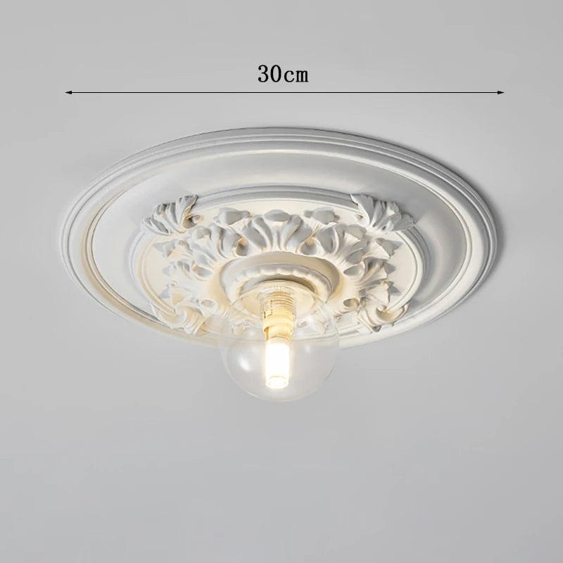ParisianGlow Ceiling Lamp – French Retro Elegance