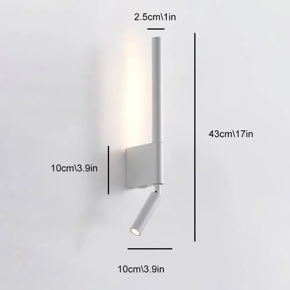 NordLight 350° Rotating Wall Lamp – Minimalist Nordic Design
