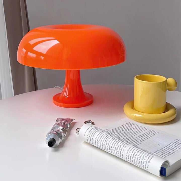 Orange Mushroom Table Lamp