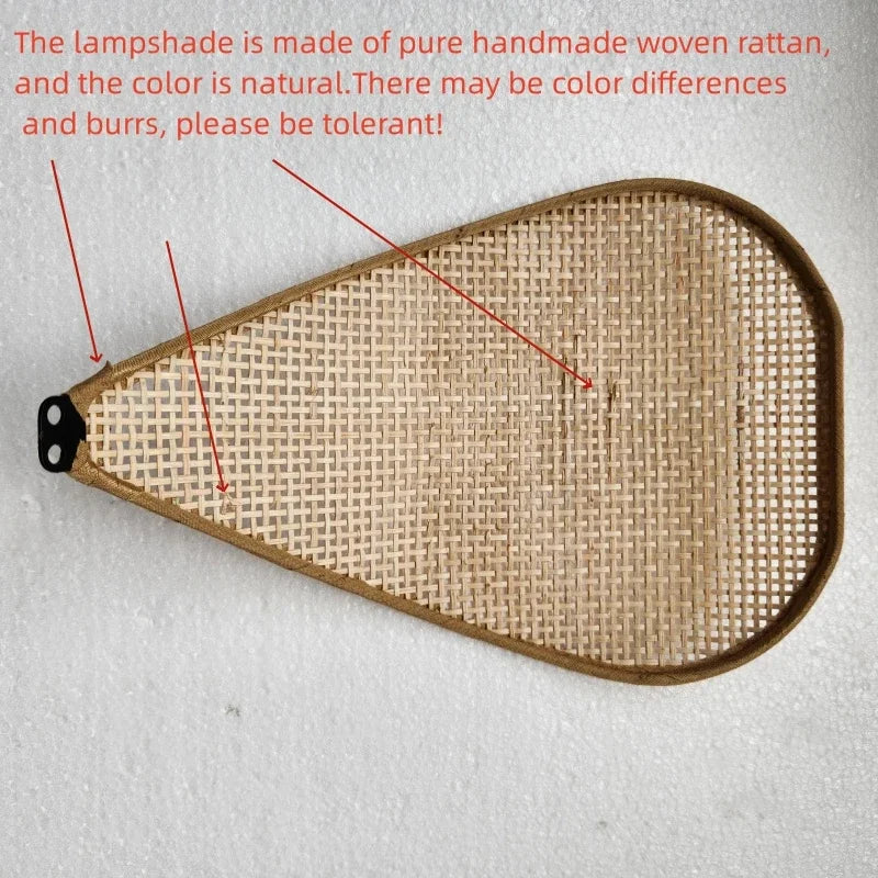 Zen Petal Rattan Pendant Lamp