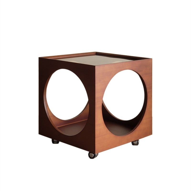 SkandiShop Side Table Solid Wood