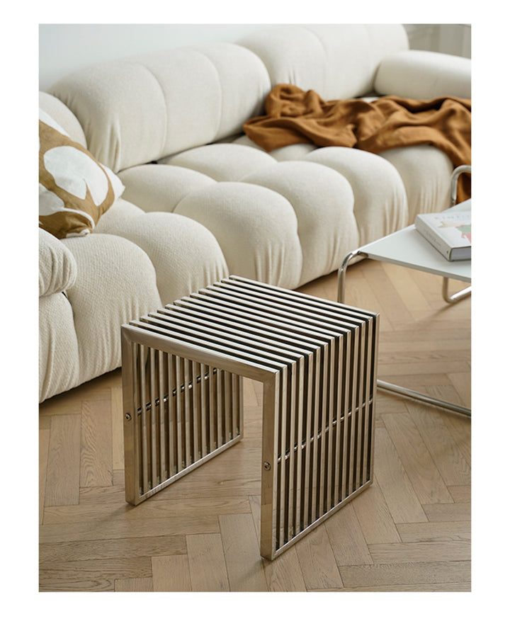 SkandiShop Nordic Stainless Steel Bench