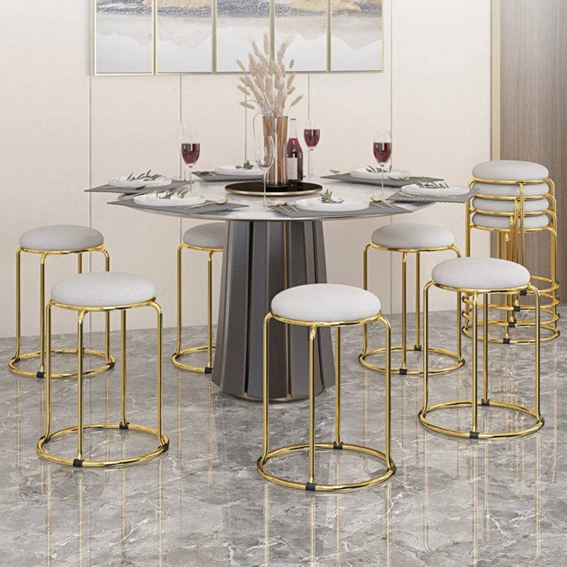 Rachel - Beauty Salon Gold Luxury Velvet Dining Chair Bar Stool