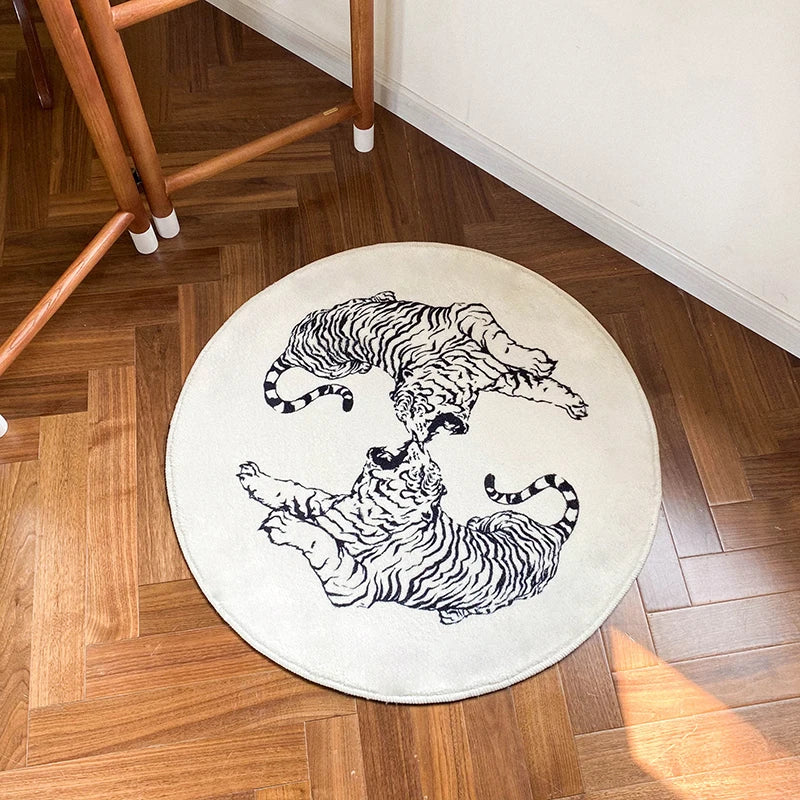 SkandiShop Fighting Tigers Rug 양탄자 | SkandiShop