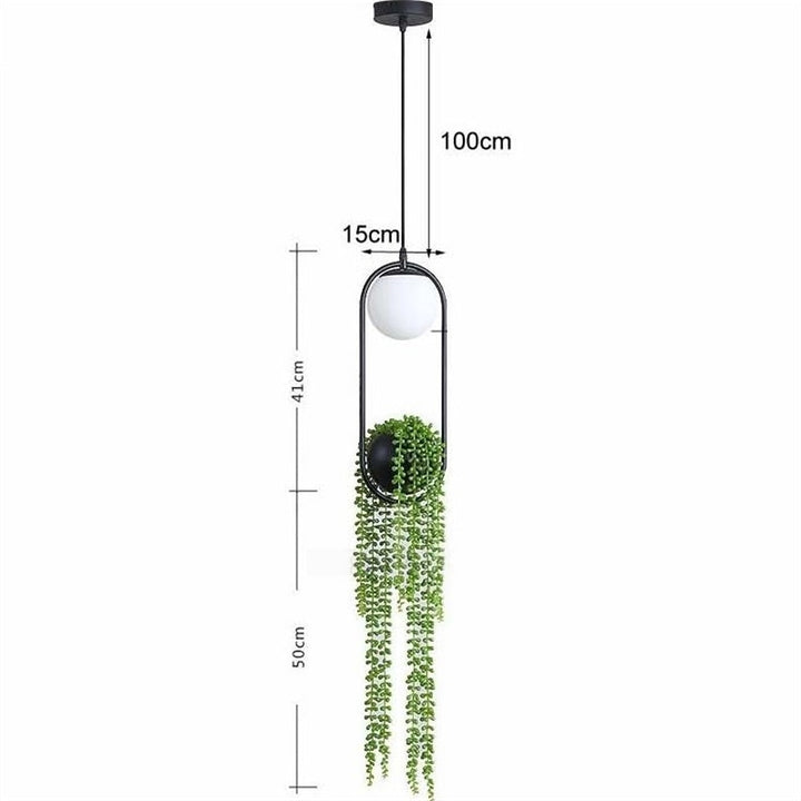 Nordic DIY Led Plant Pendant Light
