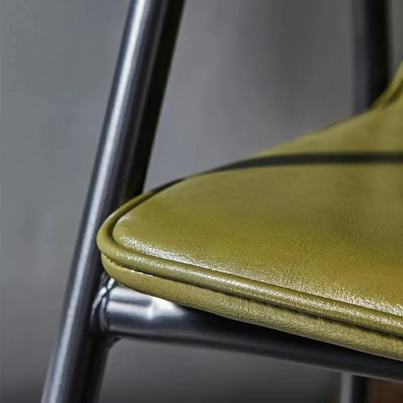 Premium Scandinavian Leather Dining Chairs - Modern Nordic Design