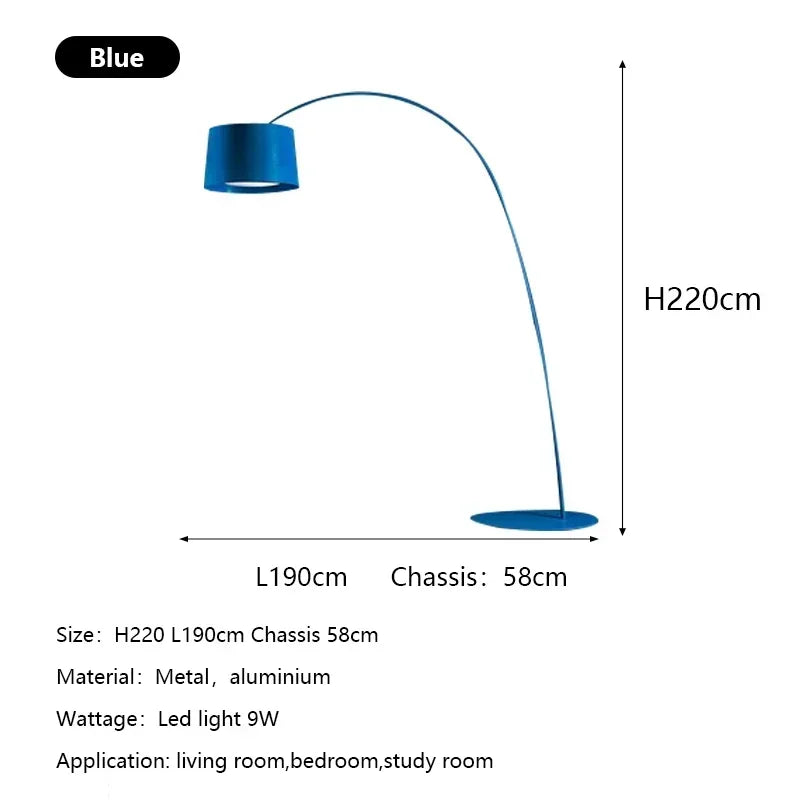 "Nordic Arc" Minimalist LED Floor Lamp