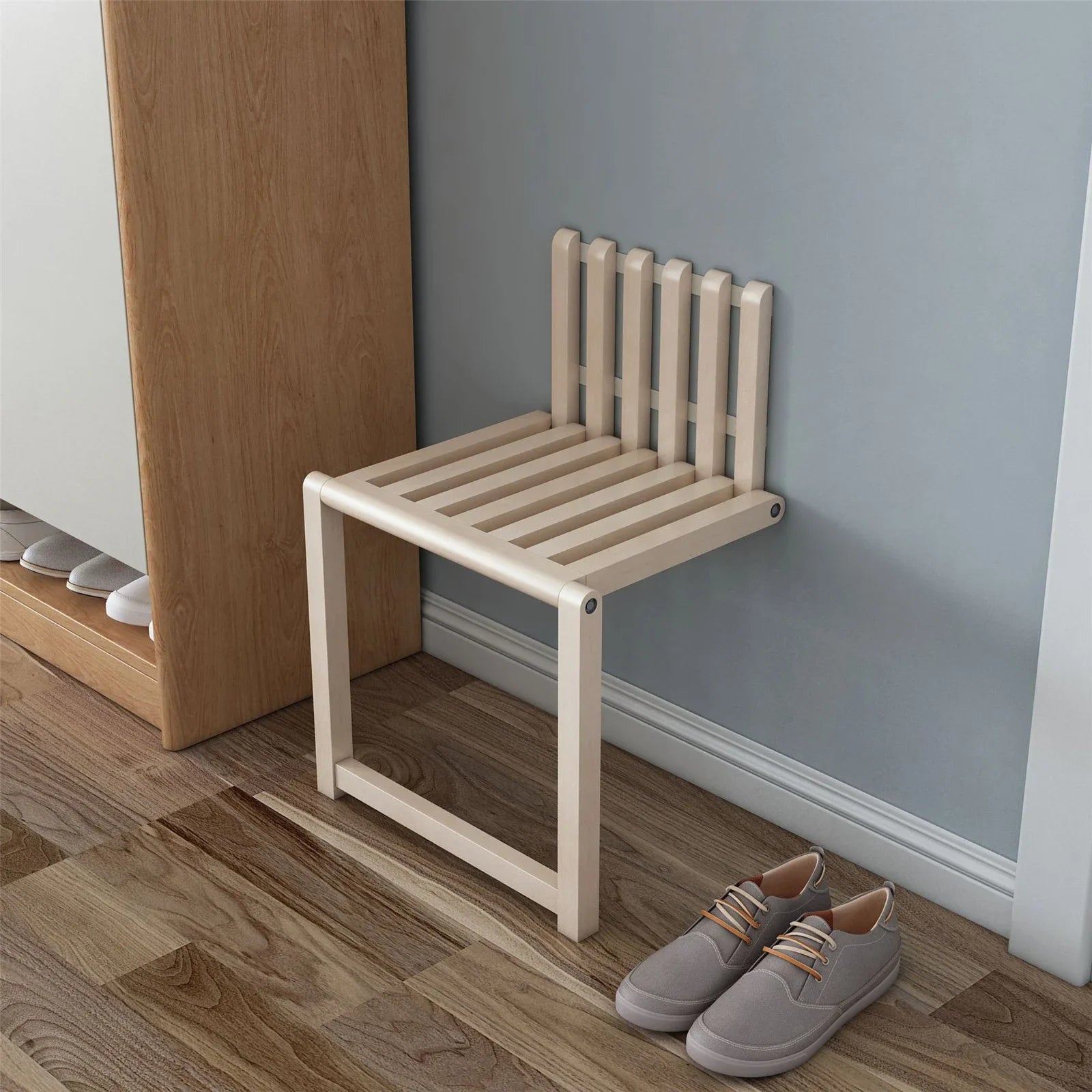 FoldWood Wall-Mounted Chair