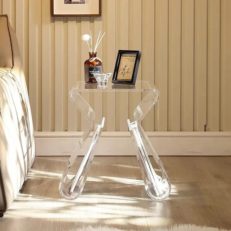 Acrylic Transparent Sofa Side Table