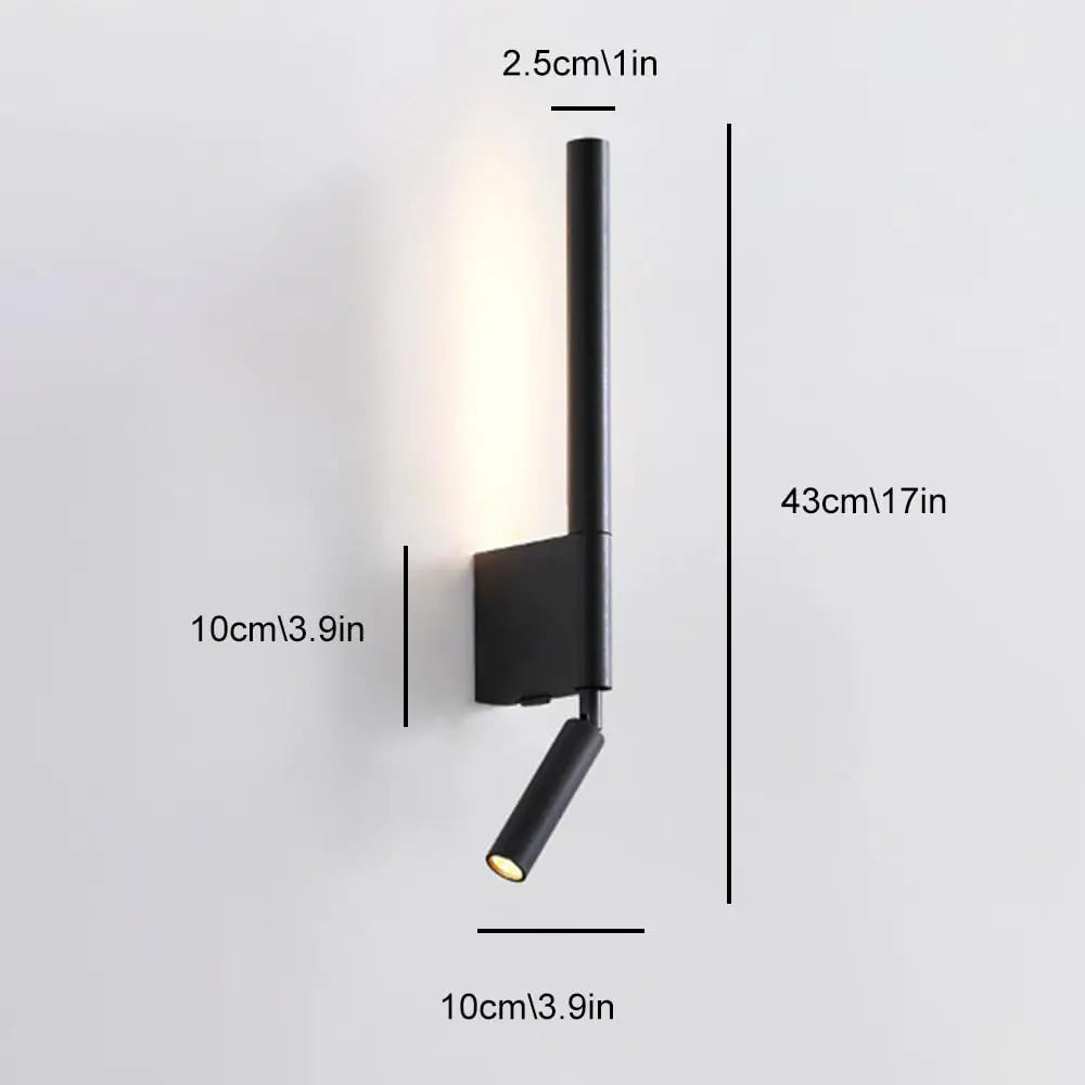 NordLight 350° Rotating Wall Lamp – Minimalist Nordic Design