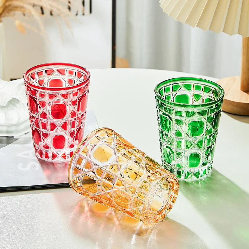 Royal Checkered Whiskey Tumbler