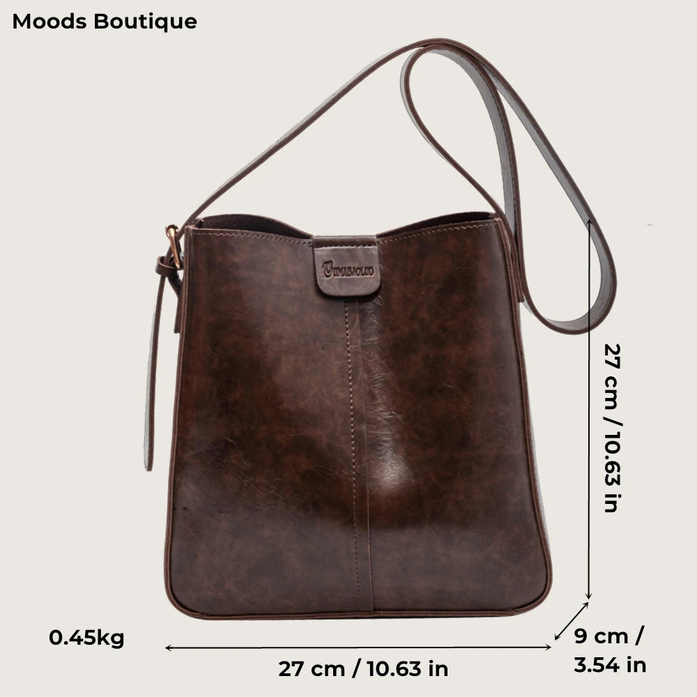 MOODS Retro Shoulder Tote Set