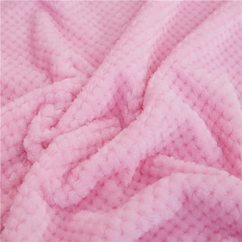 SkandiShop Winter Soft Warm Flannel Blankets For Beds