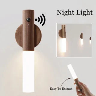 TimberGlow Magnetic Wood USB Night Light