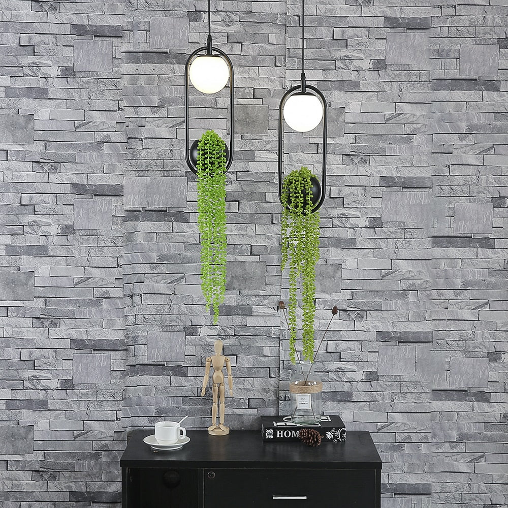 Nordic DIY Led Plant Pendant Light