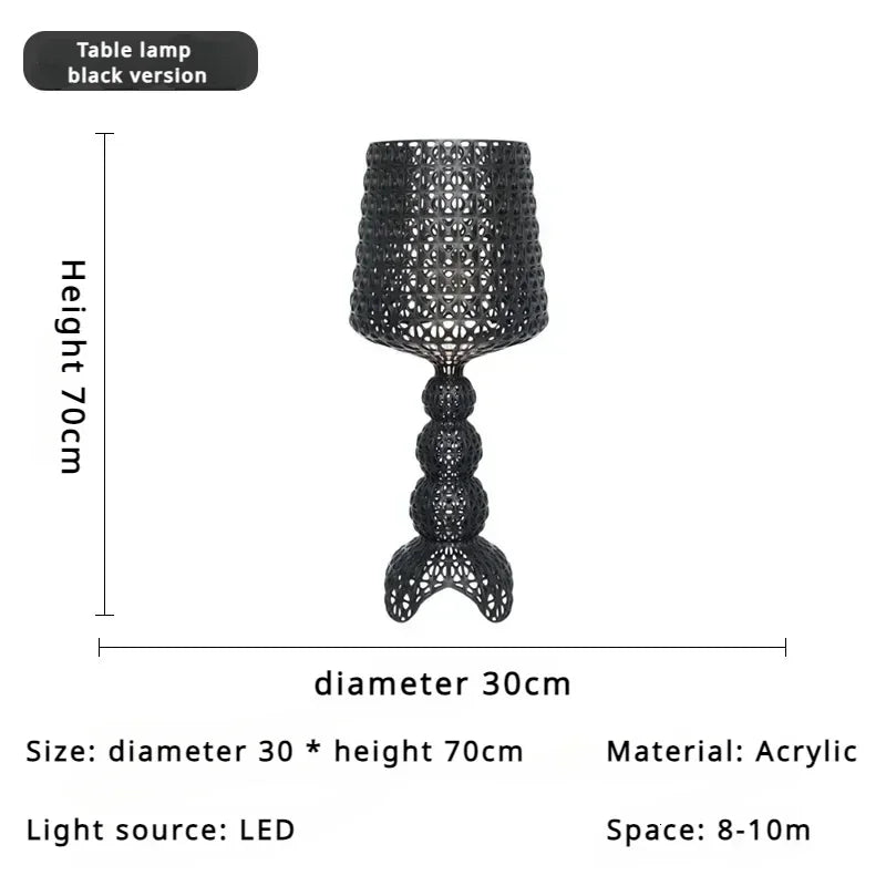 VetroGlow Goblet Floor Lamp – Italian Designer LED Light