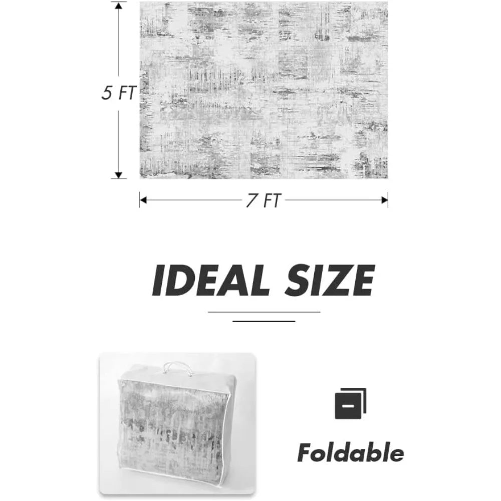 ModernEdge Distressed Abstract Rug