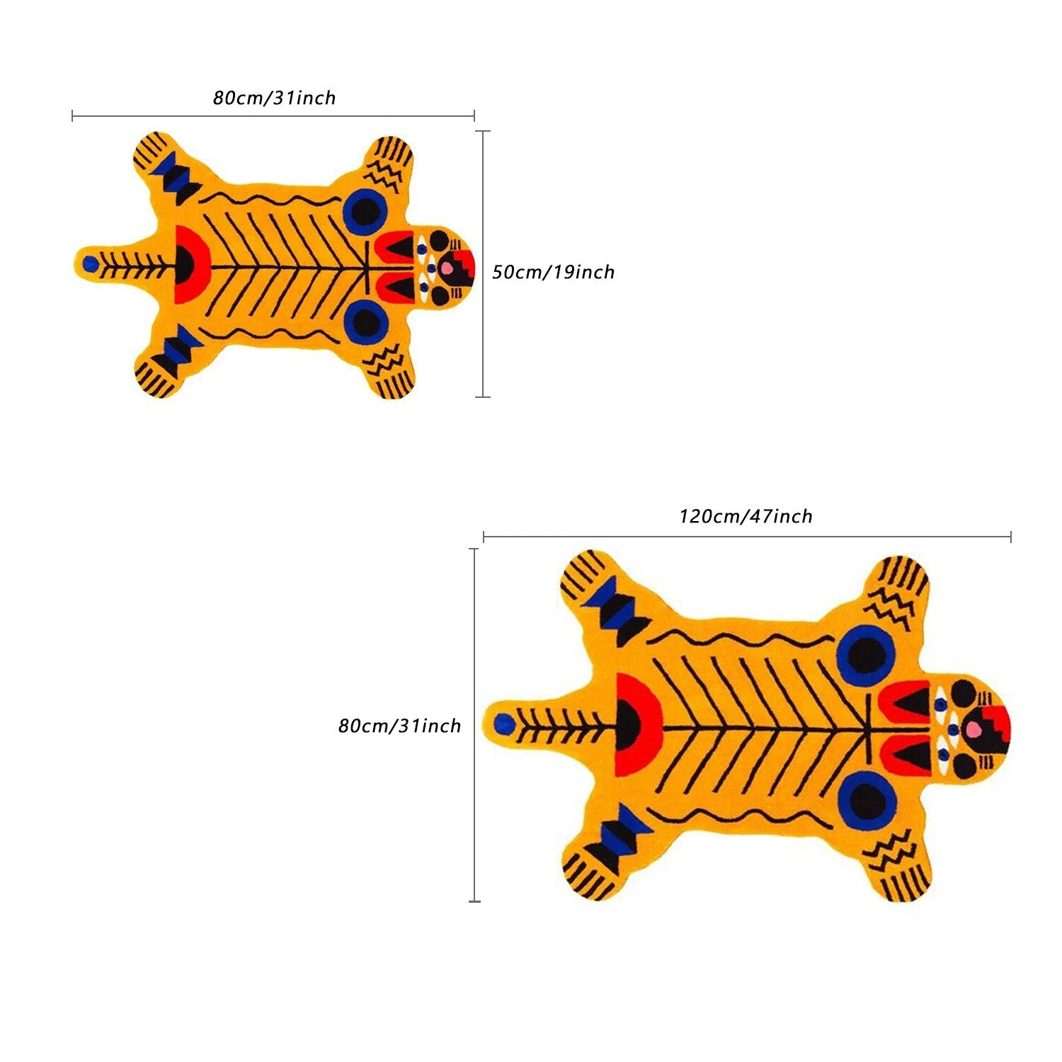 Tryp Tiger Rug - Premium Nordic Wildlife Home Decor