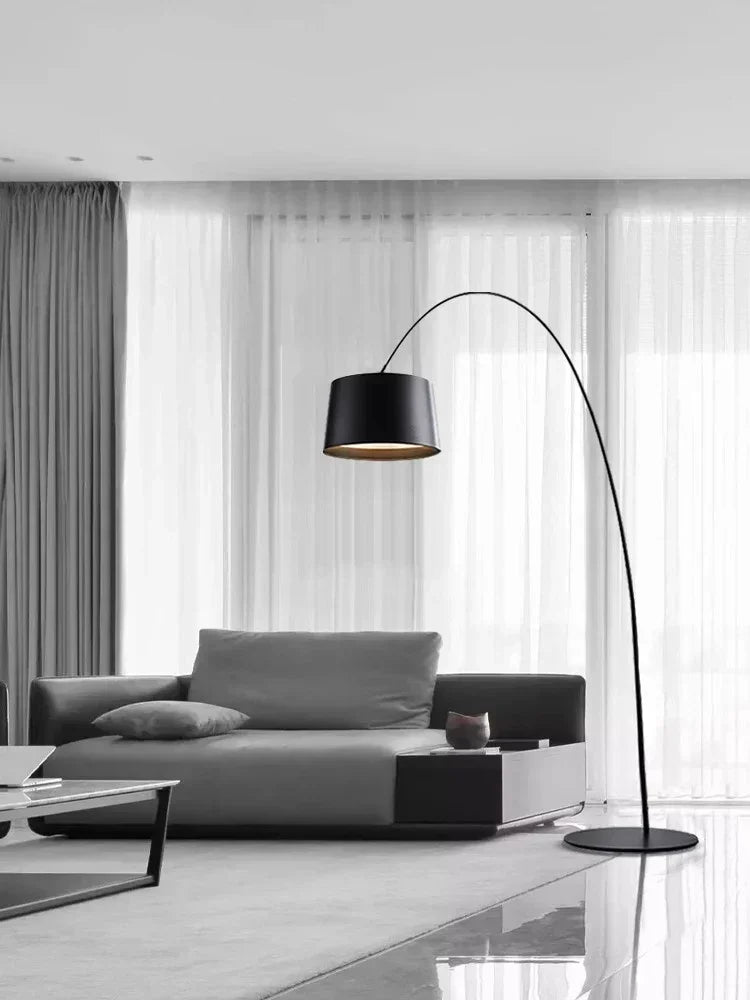 "Nordic Arc" Minimalist LED Floor Lamp