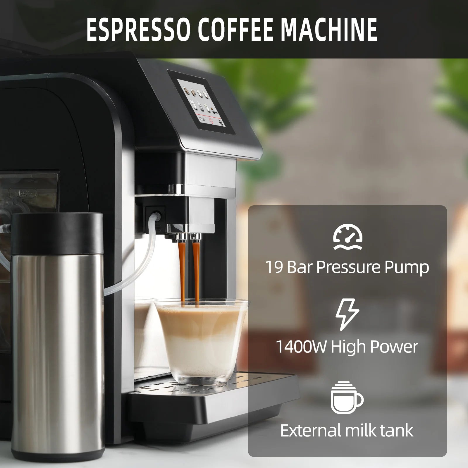 Mcilpoog ES317 Fully Automatic Espresso Machine