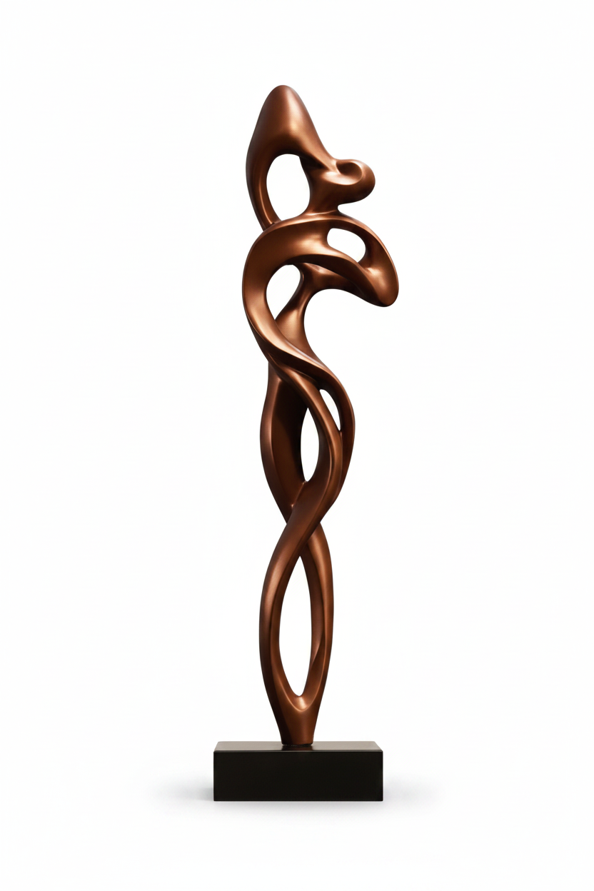 Abstract Pine Tree Sculpture