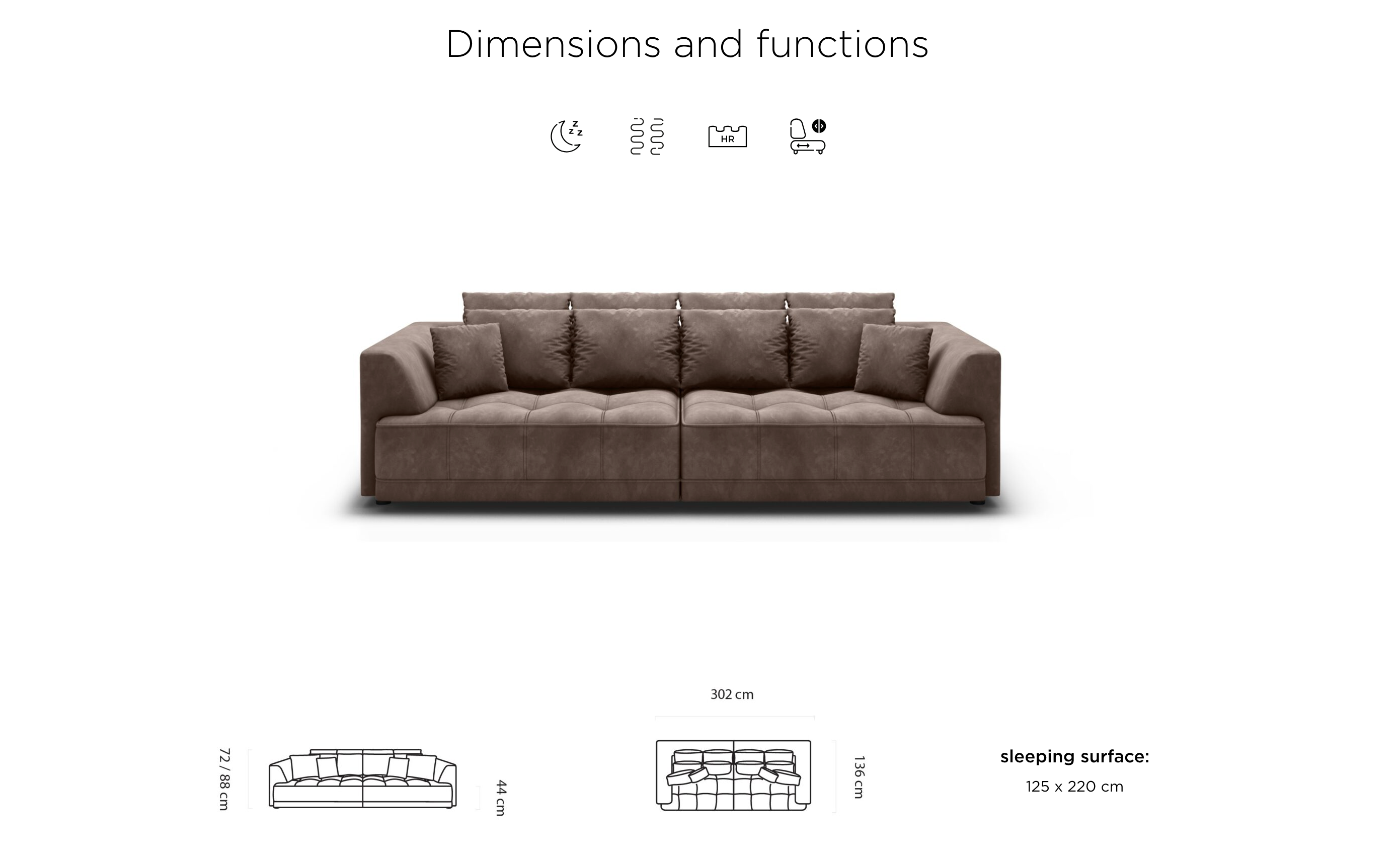 SkandiShop Tiga Soffa