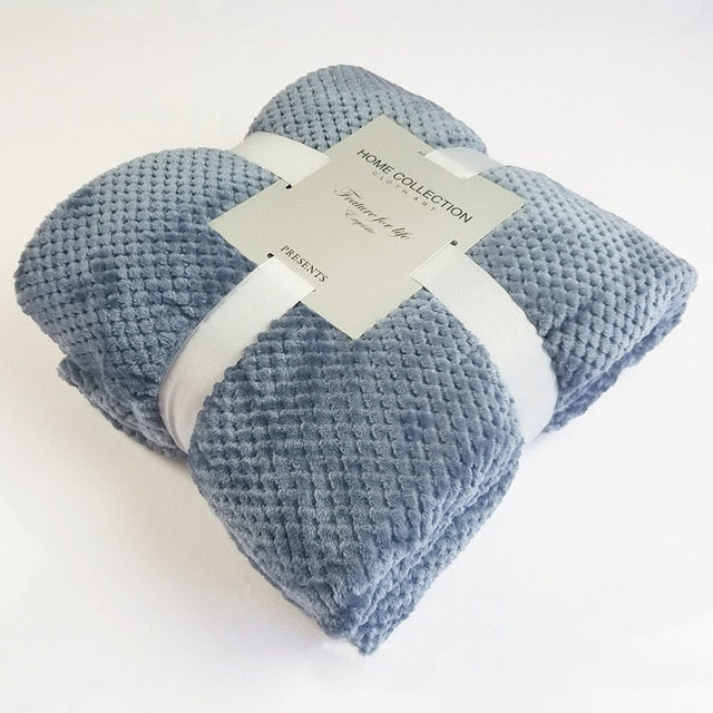 SkandiShop Winter Soft Warm Flannel Blankets For Beds