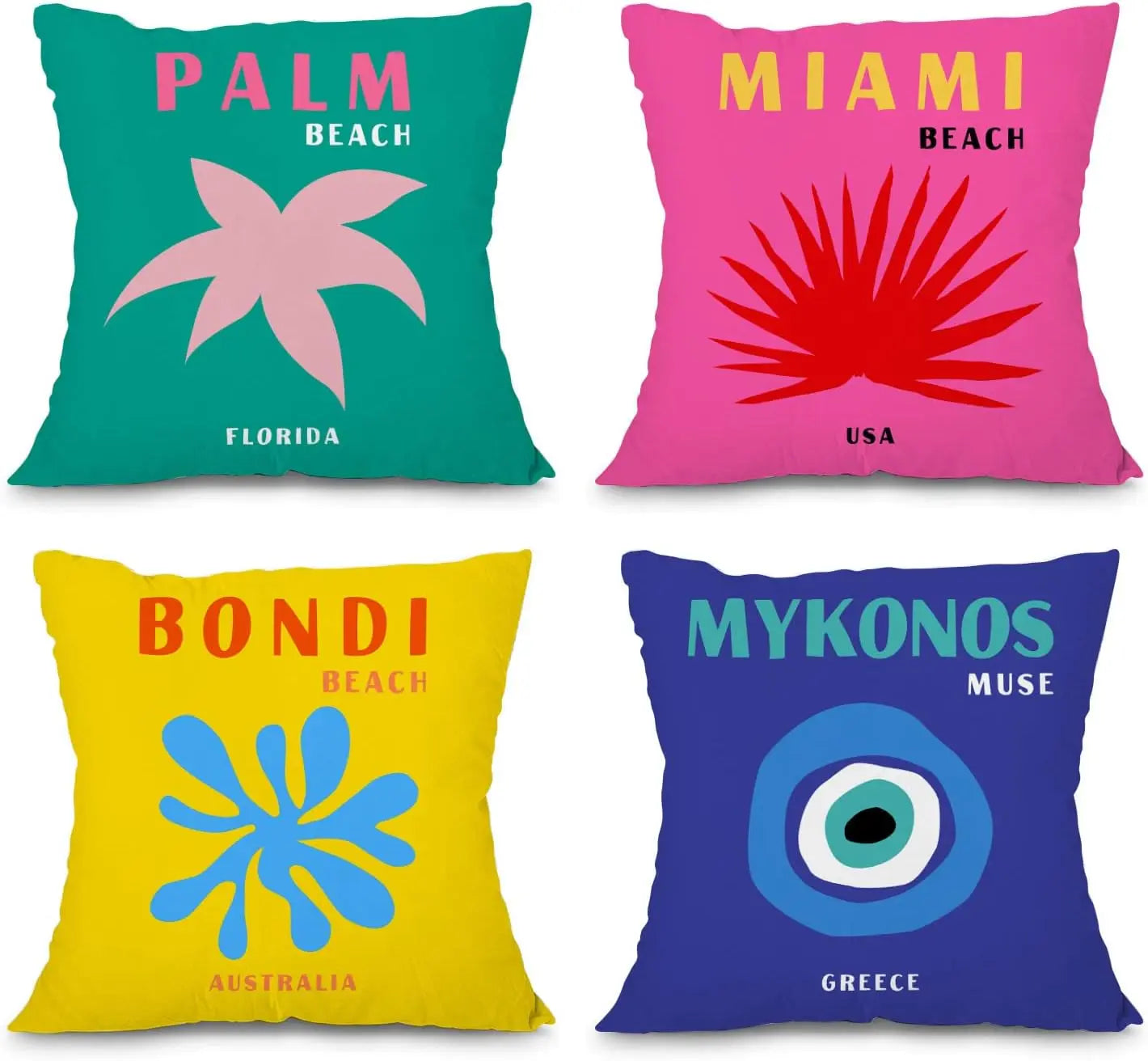 Preppy Room Aesthetic Travel Pillow Cover