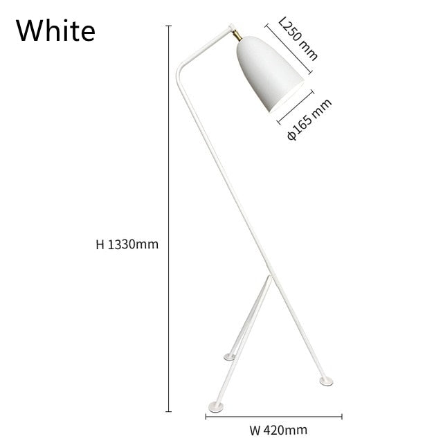SkandiShop Denmark Grasshopper Retro Macaron Floor Lamp