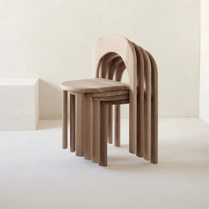  ScandiWood Solid Dining Chair