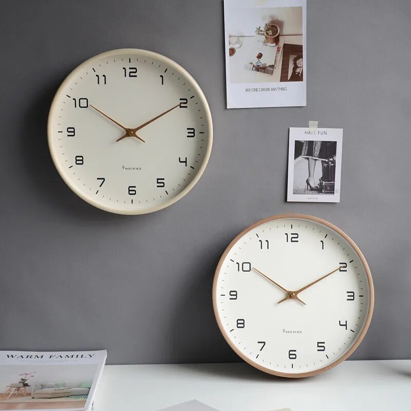 Nordic Wooden Wall Clock - Scandinavian Style | SkandiShop