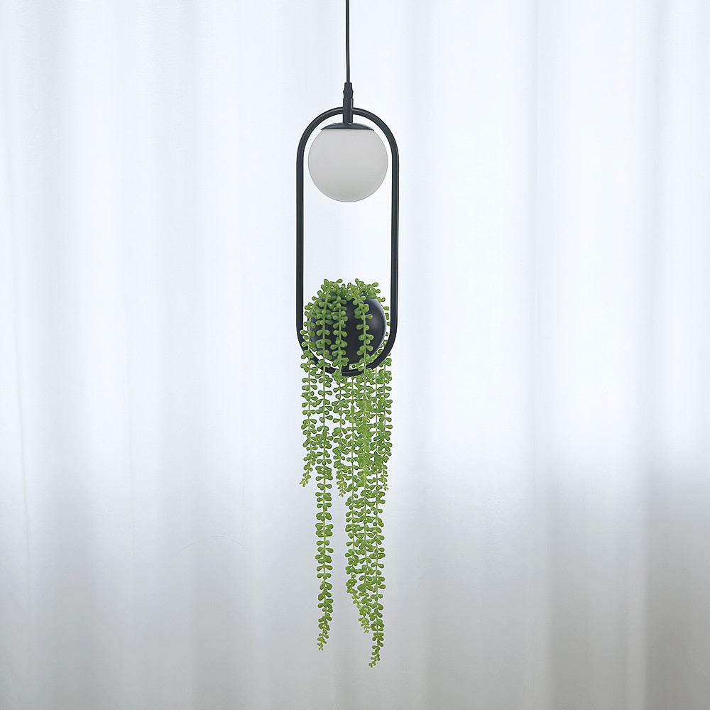 Nordic DIY Led Plant Pendant Light