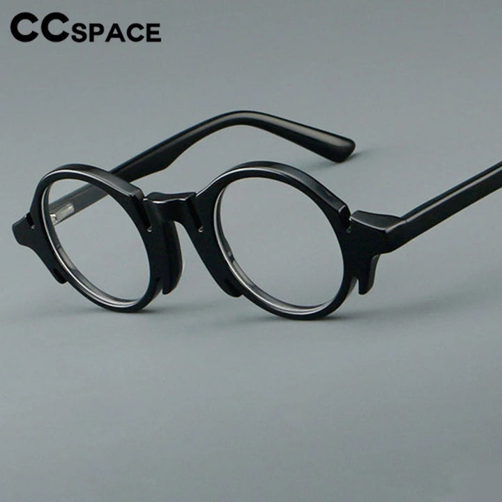 Round Retro Acetate Reading Glasses Men Lady High Quality Spring Hinge Resin Presbyopic Eyeglass Custom Diopter +50~+600 #303370