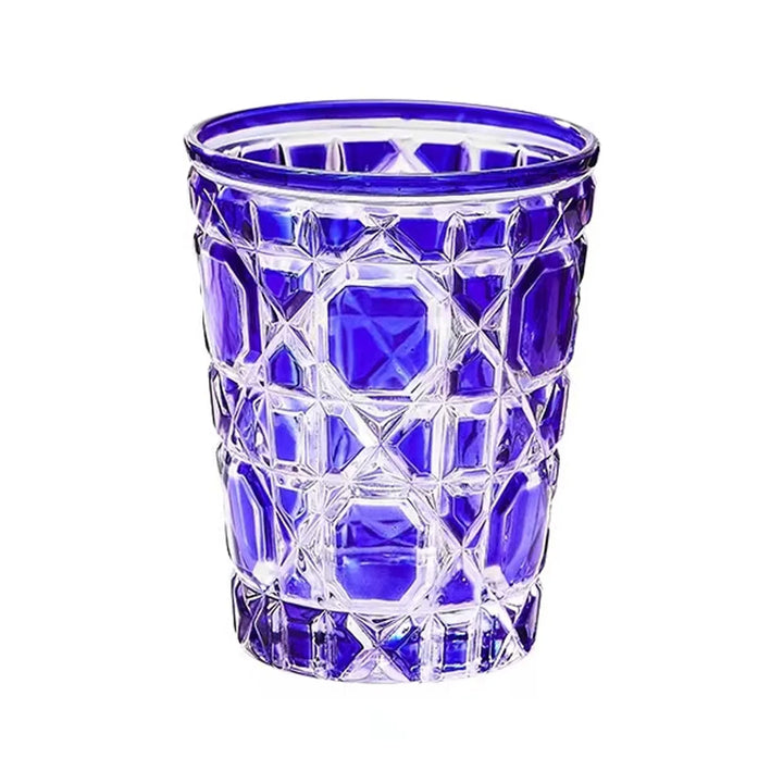 Royal Checkered Whiskey Tumbler