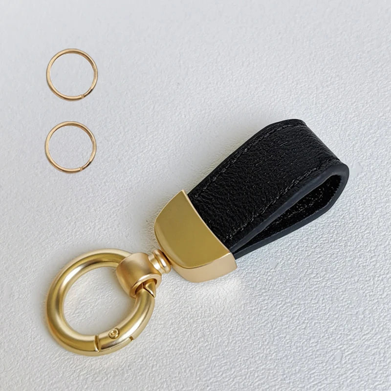 LuxeSheep Custom Leather Keychain