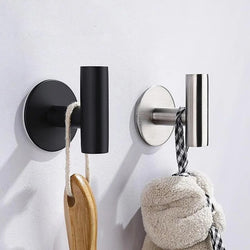 SkandiShop Stainless Steel Silver Bathroom Hardware Set Towel Rack