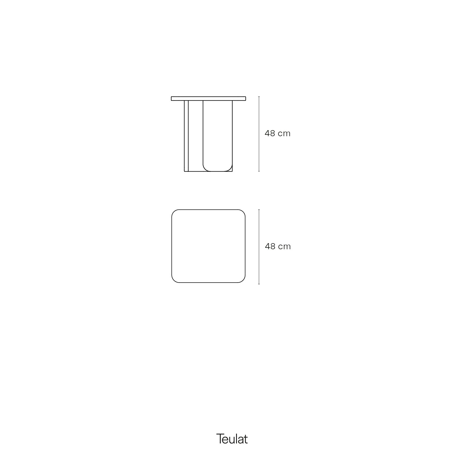 End Table Arq Light Natural