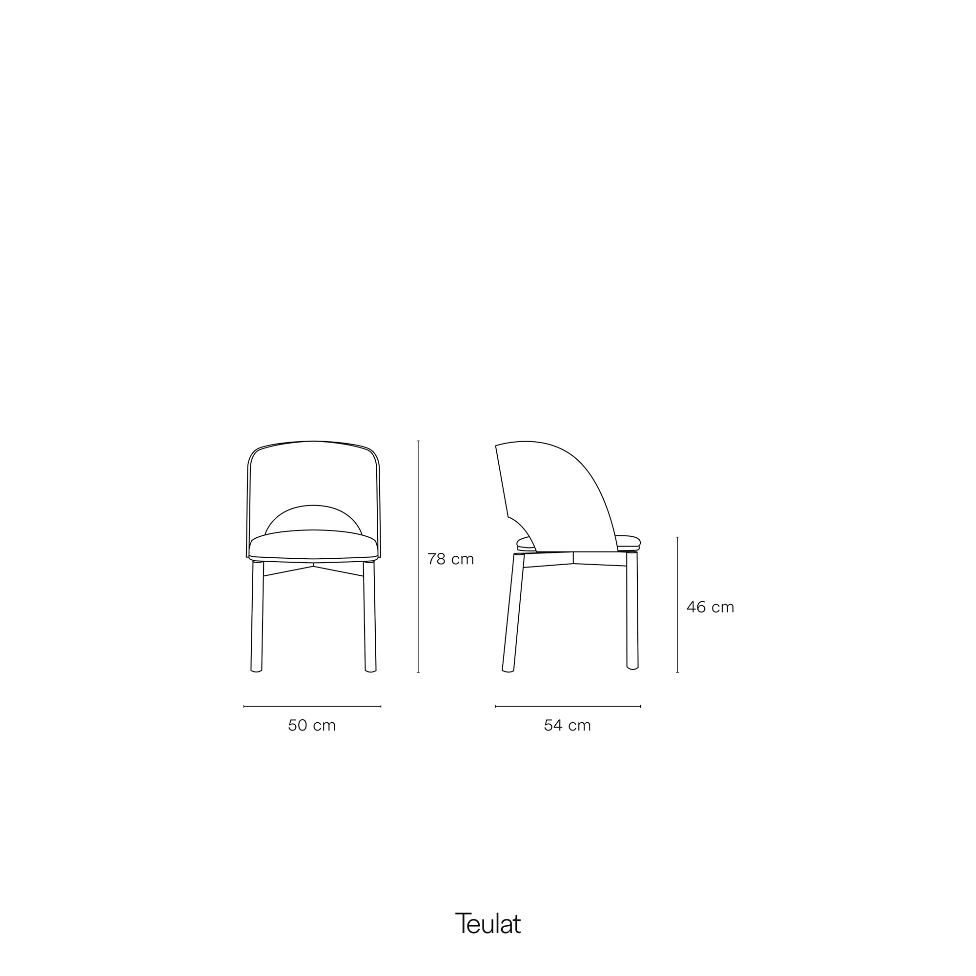 Chair Dam Light Natural (2 Pieces Per Box)